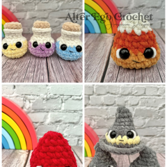 NO SEW Halloween plushies bundle amigurumi by Alter Ego Crochet