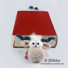 Baarney & Baarn the Sheep Bookmark amigurumi pattern by IlDikko