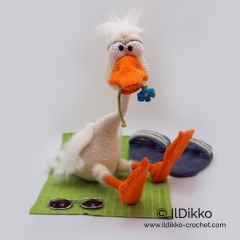 Goostav the Goose amigurumi pattern by IlDikko