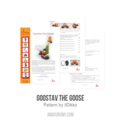 Goostav the Goose amigurumi pattern by IlDikko