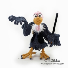 Vincent the Vulture amigurumi by IlDikko