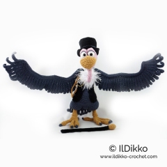 Vincent the Vulture amigurumi pattern by IlDikko