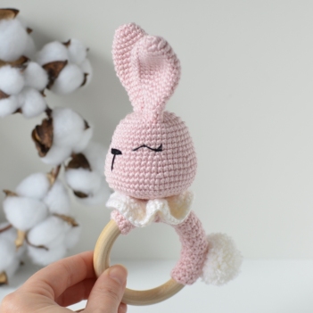 Bunny Teething Toy amigurumi pattern by Elisas Crochet