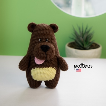 Cutie Bear amigurumi pattern by Lennutas