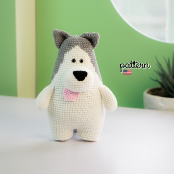 Cutie Husky amigurumi pattern by Lennutas