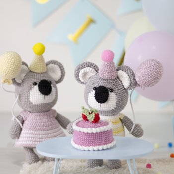 Philip the Koala amigurumi pattern by GatoFio