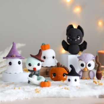 Cute Halloween Collection amigurumi pattern by Crocheniacs