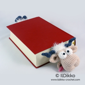 Baarney & Baarn the Sheep Bookmark amigurumi pattern by IlDikko