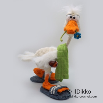 Goostav the Goose amigurumi pattern by IlDikko