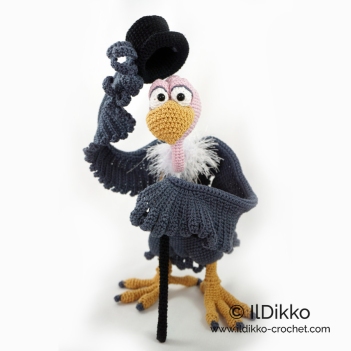 Vincent the Vulture amigurumi pattern by IlDikko