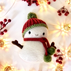 Frosty the Snowman and Christmas Tree amigurumi pattern by Pepika