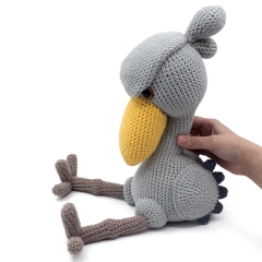 Shoebill Stork amigurumi pattern by MevvSan