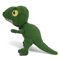 Tyrannosaurus amigurumi pattern by Sabrina Somers