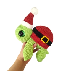 Turtellini Christmas Edition amigurumi pattern by Crochetbykim