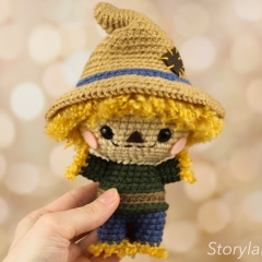 Cornelius the Scarecrow amigurumi pattern by Storyland Amis