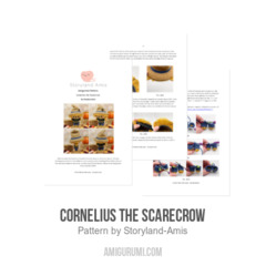 Cornelius the Scarecrow amigurumi pattern by Storyland Amis