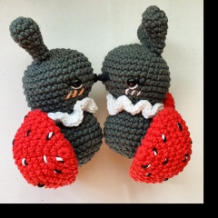 Insects Chibi Bee, Moth & Ladybug amigurumi pattern by Mongoreto