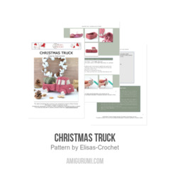 Christmas Truck amigurumi pattern by Elisas Crochet