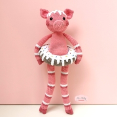 Long Leg Suus the sweet pig amigurumi by Mrs Milly