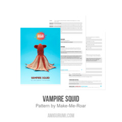 Vampire Squid amigurumi pattern by Make Me Roar