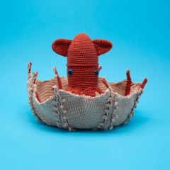 Vampire Squid amigurumi by Make Me Roar