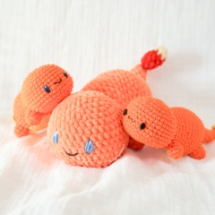 Charmander amigurumi pattern by Curiouspapaya