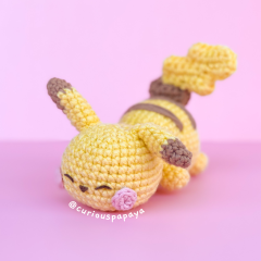 Pikachu amigurumi pattern by Curiouspapaya