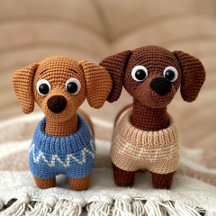 Dachshund amigurumi by Mommy Patterns