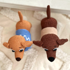 Dachshund amigurumi pattern by Mommy Patterns