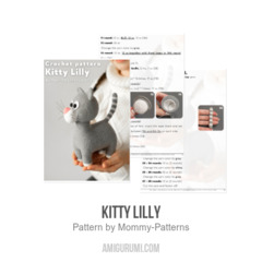 Kitty Lilly amigurumi pattern by Mommy Patterns