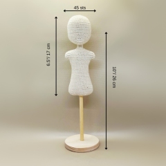 Mannequin amigurumi by Fluffy Tummy