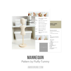 Mannequin amigurumi pattern by Fluffy Tummy