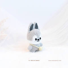 Baby Wolf Chan SKZ Crochet Pattern amigurumi pattern by Hello Amijo