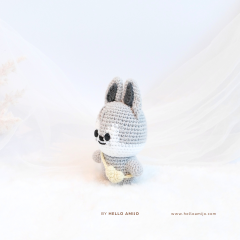 Baby Wolf Chan SKZ Crochet Pattern amigurumi pattern by Hello Amijo