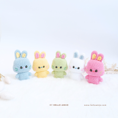 Baby Bunini Crochet Pattern amigurumi by Hello Amijo