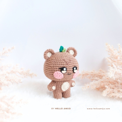 JJONGbear ANITEEZ Crochet Pattern amigurumi pattern by Hello Amijo