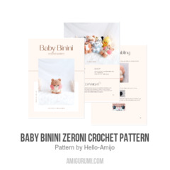 Baby Binini Zeroni Crochet Pattern amigurumi pattern by Hello Amijo