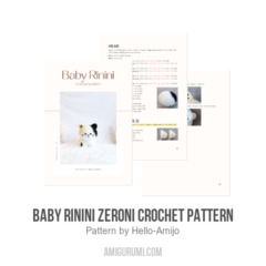 Baby Rinini Zeroni Crochet Pattern amigurumi pattern by Hello Amijo