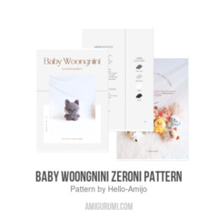 Baby Woongnini Zeroni Pattern amigurumi pattern by Hello Amijo