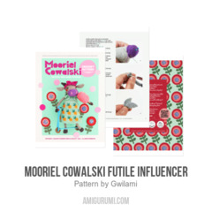 Mooriel Cowalski Futile Influencer amigurumi pattern by Gwilami