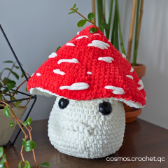 Murray the not so fungi  amigurumi pattern by Cosmos.crochet.qc