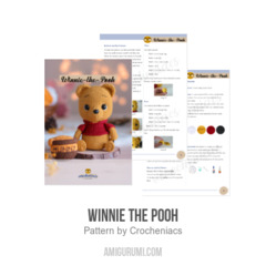 Winnie the Pooh amigurumi pattern by Crocheniacs