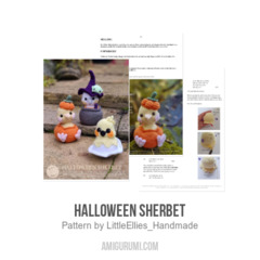 Halloween Sherbet amigurumi pattern by LittleEllies_Handmade