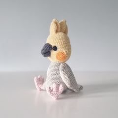 Sherbet the Cockatiel amigurumi pattern by LittleEllies_Handmade