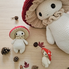 Mushroom guy amigurumi by Critter Stitch