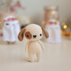 Ghost dog amigurumi amigurumi pattern by O Recuncho de Jei