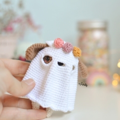 Ghost dog amigurumi amigurumi by O Recuncho de Jei