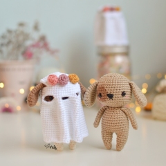 Ghost dog amigurumi amigurumi pattern by O Recuncho de Jei