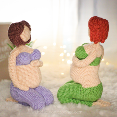 Mommy-to-Be amigurumi pattern by Mariia Zhyrakova