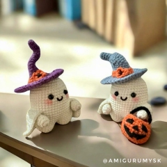 Candy the Cute Little Ghost amigurumi by LovenikaDesign